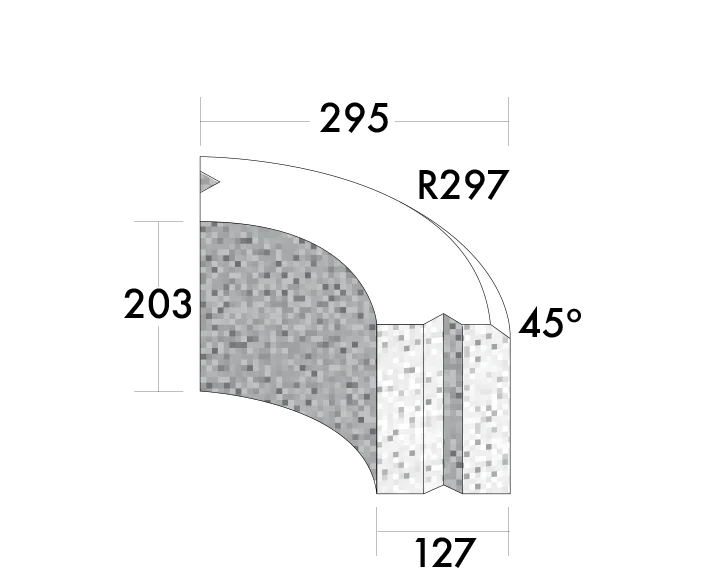 Corner Kerb Stone Block Corner Kerb Stone Block