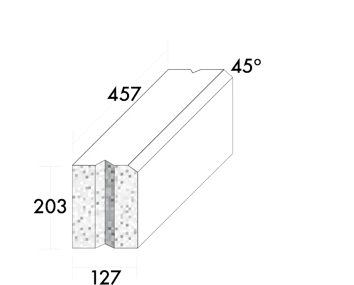 Straight Kerb Block Straight Kerb Block